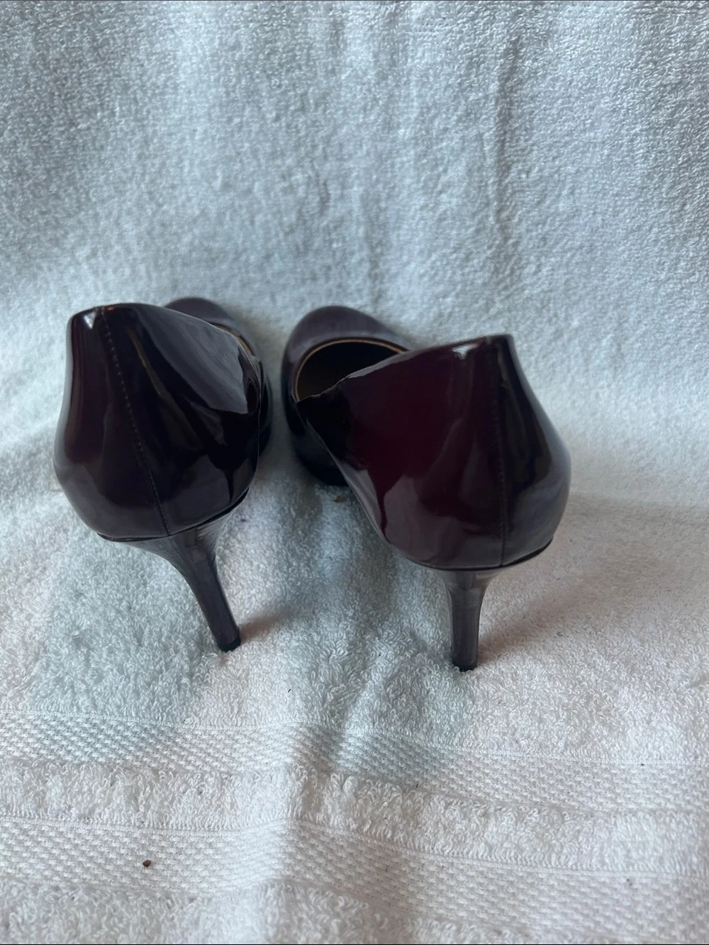 Merona Patent Pump Heels in Deep Burgundy
